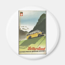 Vintage Travel Poster Ad Retro Prints Refrigerator Magnet