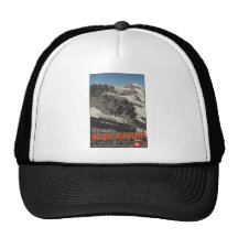 Vintage Travel Poster Ad Retro Prints Trucker Hat