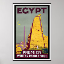 Vintage Travel Poster - Egypt