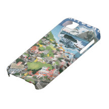 Vintage Travel Poster, Map of Nantucket Island iPhone 5 Case