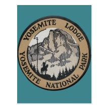 Vintage Travel - Yosemite Post Card