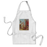 Vintage Tropical Fish and Coral in the Ocean Apron