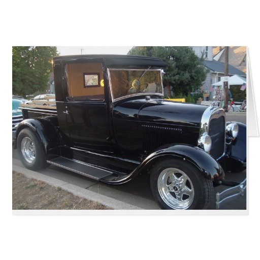 Vintage truck card