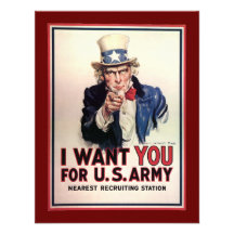 Vintage Uncle Sam Invitations