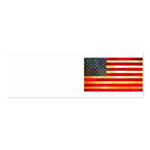 Vintage USA Flag Business Card Template