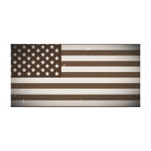 Vintage USA Flag Gallery Wrap Canvas