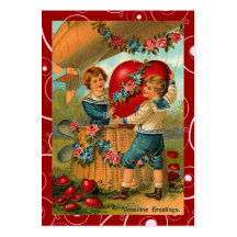 Vintage Valentine Delivery Love Notes Business Card Templates