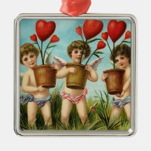 Vintage Valentine Ornament