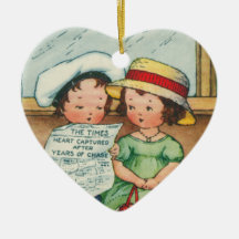 Vintage Valentine Ornament