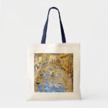Vintage Venice Italy Canal Scene - by Prendergast Canvas Bags
