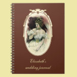 Vintage Victorian Bridal Portrait notebooks