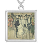 Vintage Victorian Bride and Groom on a Bike Custom Jewelry