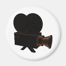 Vintage Video Fridge Magnet