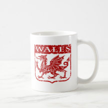 Vintage Wales Coffee Mugs