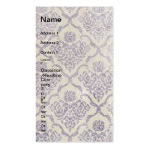 Vintage Wallpaper Business Card Template