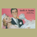 Vintage Wedding, Groom Carrying Bride, Newlyweds stickers