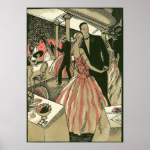 Vintage Wedding Newlyweds First Dance Print