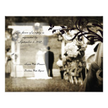 Vintage Wedding RSVP Personalized Announcement