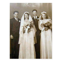 Vintage Weddings Post Cards
