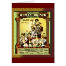 Vintage "Woman Forever" Card