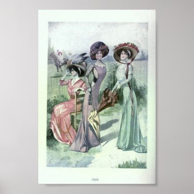 Vintage Womens Clothing on Vintage Women S Fashion 1900 S Print On Zazzle Co Nz