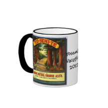 Vintage Yosemite Redwoods Vacation-Mug
