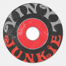 Vinyl Junkie Sticker
