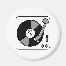 Vinyl Record Player Magnets