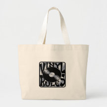 Vinyl Rules Tote Bag