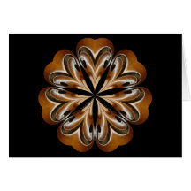 Viola F-hole Mandala Greeting Card
