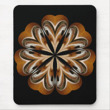 Viola F-hole Mandala Mouse Pads