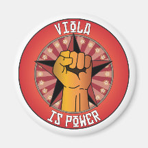 Viola Is Power Fridge Magnets