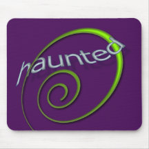 Violet Haunted Mouse Pad