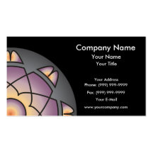 Violet Power Business Card Template