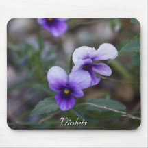 Violets Mouse Pads