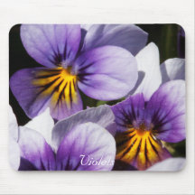 Violets Mouse Pads