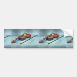 Violin and bow bumper stickers