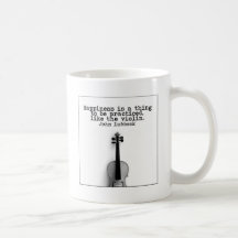 Violin and Happiness Coffee Mug