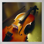 Violin & Bow Close-Up 2 Posters