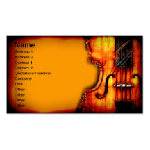 Violin Business Cards