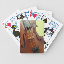 Violin Design Playing Cards