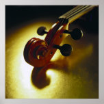 Violin Headstock Poster