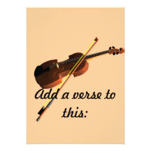 Violin String Personalized Invitation