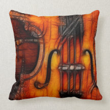 Violin Throw Pillow
