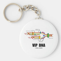 VIP DNA (DNA Replication Humour) Keychain