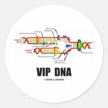 VIP DNA (DNA Replication Humour) Sticker