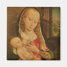 Virgin and Child 2 Refrigerator Magnets