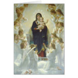 Virgin Mary with Baby Jesus and Angels Cards