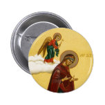 Virgin Mary's Russian icon Buttons