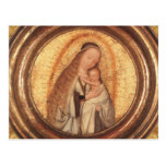 VIRGIN WITH CHILD Parchment Postcard